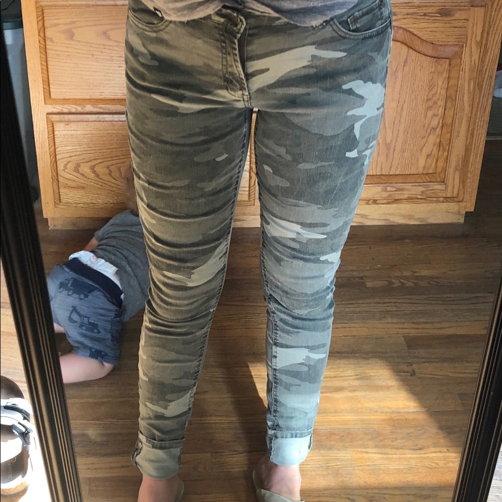 Camo Refuge skinny jeans